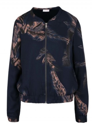 Jacheta bomber cu imprimeu VILA Eafa neagra