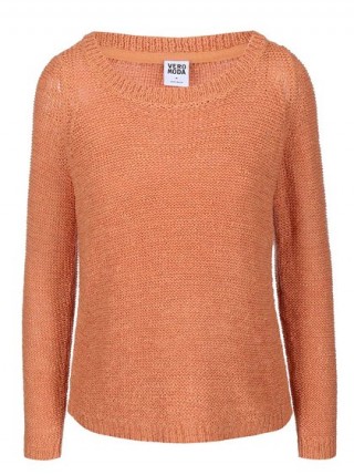 Pulover culoarea piersicii Vero Moda Charity
