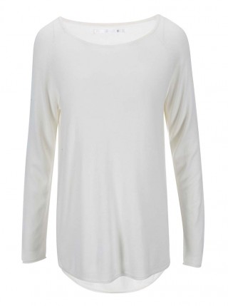 Pulover crem lung ONLY Mila