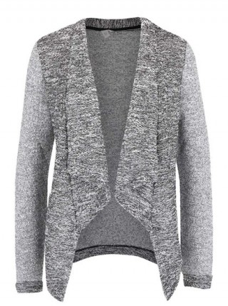 Cardigan gri s.Oliver cu model discret