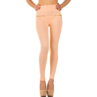 Colanti moderni, de culoare vernil, cu fermoare orizontale, de culoare aurie