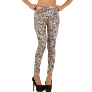 Colanti tineresti, cu talie inalta si imprimeu floral