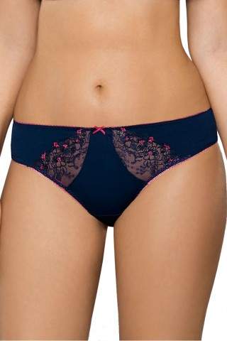 Chiloti bleumarin cu imprimeu floral