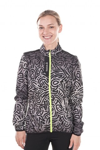 Jacheta Reebok cu imprimeu