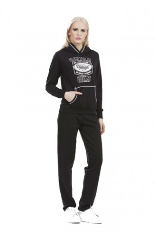 Trening din jerse negru