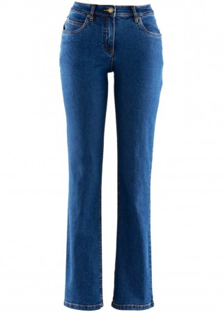 Blugi drepti de culoare albastra