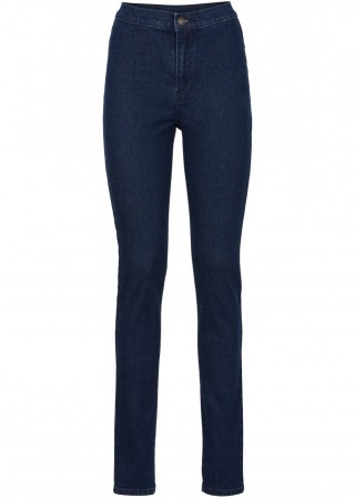 Blugi skinny elastici cu talie inalta