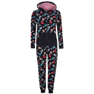 Pijamale intregi cu inimioare