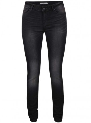 Blugi slim fit Vero Moda, gri inchis
