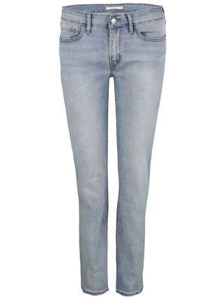 Blugi Levi's albastri-deschis, drepti