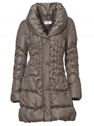 Geaca de iarna lunga cu guler inalt