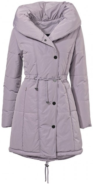 Geaca lunga super calduroasa cu guler inalt