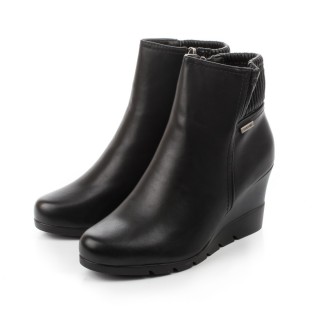 Botine dama Richey negre cu platforma