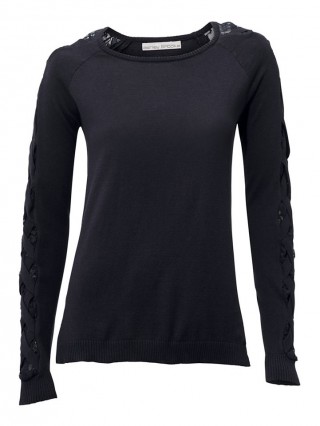 Pulover cu decolteu rotund