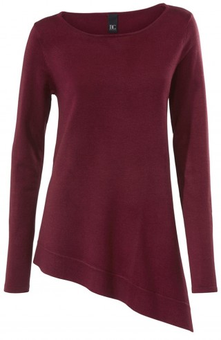 Pulover cu croiala asimetrica