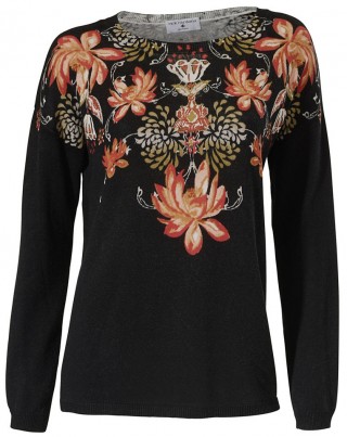 Pulover cu imprimeu atractiv