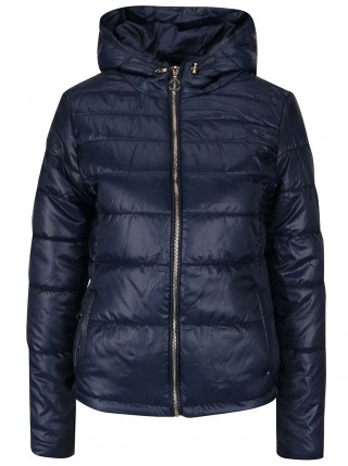 Geaca matlasata Haily's Nina albastru inchis