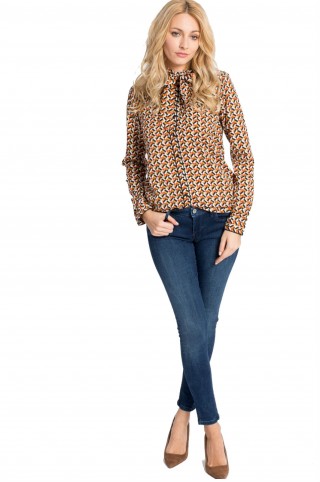 Blugi skinny din denim spalacit