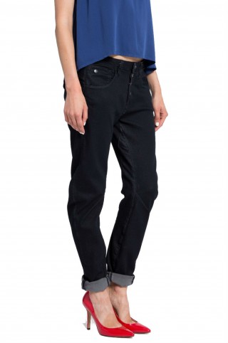 Boyfriend jeans cu talie joasa G-Star