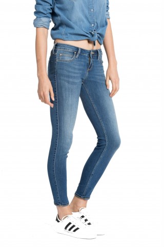 Blugi skinny din denim spalacit Lee Cooper