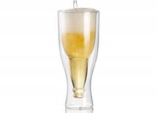 Pahar bere cu pereti dubli