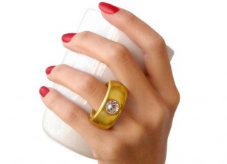 Cana cu inel cristal Swarovski