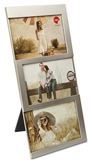 Rama foto cenusie pentru 3 poze