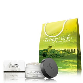 Set cadou - Crema de fata efect lifting cu unt de shea, acid hialuronic si extract din flori de lotus