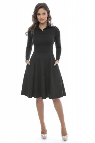 Rochie in clos din bumbac