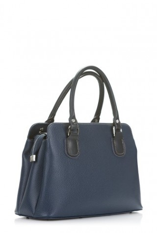 Geanta office medie din piele naturala