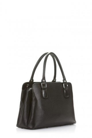 Geanta office medie din piele naturala