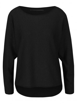 Pulover din bumbac negru ONLY