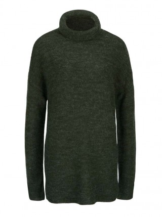 Pulover lung kaki de la Vero Moda