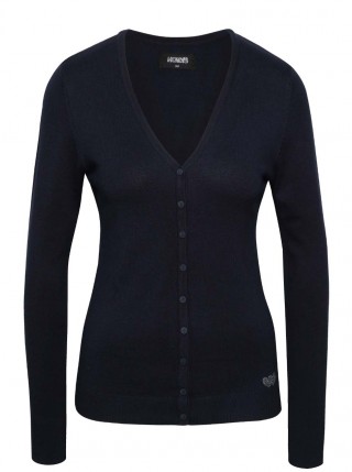 Pulover cu nasturi si decolteu in V