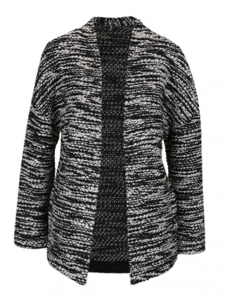 Cardigan Haily's crem cu negru