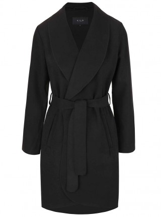 Pardesiu negru cu cordon