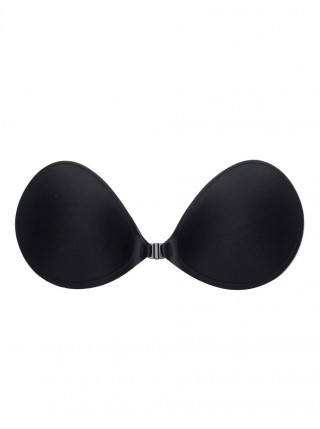 Sutien negru autoadeziv fara bretele