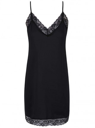 Neglijeu negru cu dantela