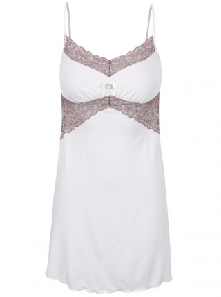 Camasa de noapte cu detalii din dantela