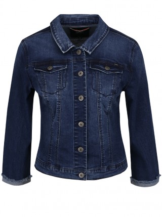 Geaca de blugi albastru inchis
