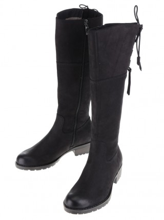 Cizme inalte din piele intoarsa