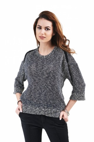 Pulover cu maneci trei sferturi