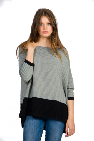 Pulover tricotat oversized