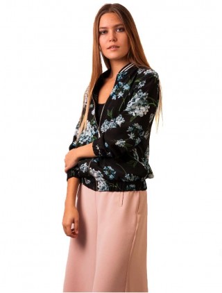 Jacheta de primavara/vara cu imprimeu floral