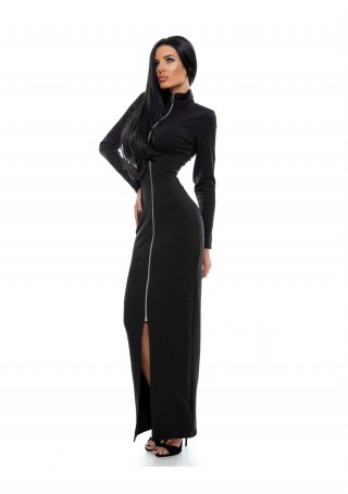 Rochie maxi zip