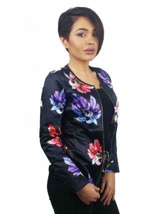 Jacheta cu imprimeu floral