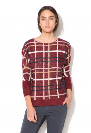 Pulover multicolor in carouri