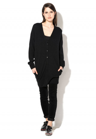 Cardigan lung cu nasturi - United Colors Of Benetton