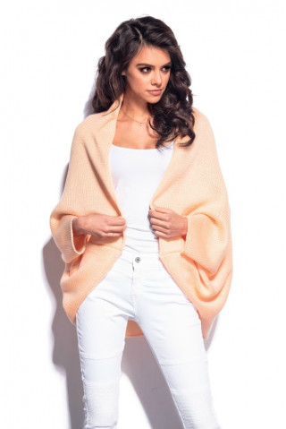 Cardigan tricotat cu maneci trei sferturi