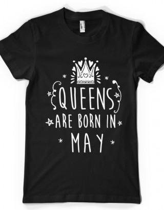 Tricou negru personalizat Luna Mai